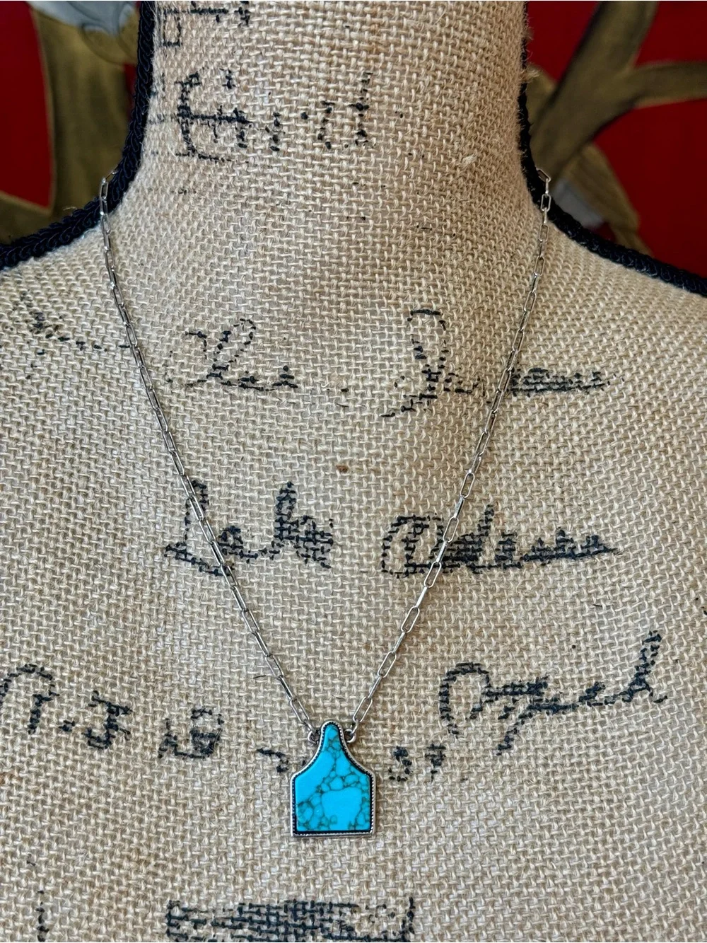 Women’s Turquoise Western Necklace | #B23